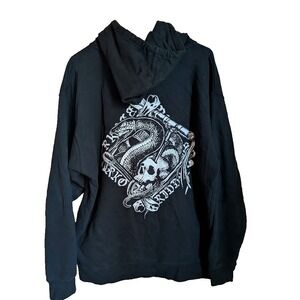 WWE RKO Authentic Randy Orton Mens Hoodie Size XL Wrestling Snake Scull Logo